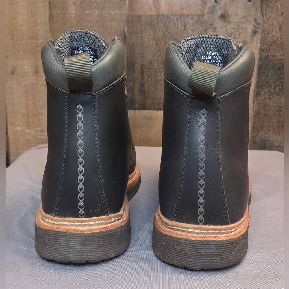 OLUKAI Kilakila Men's Waterproof Leather Boots Size 10 - Picture 5 of 7